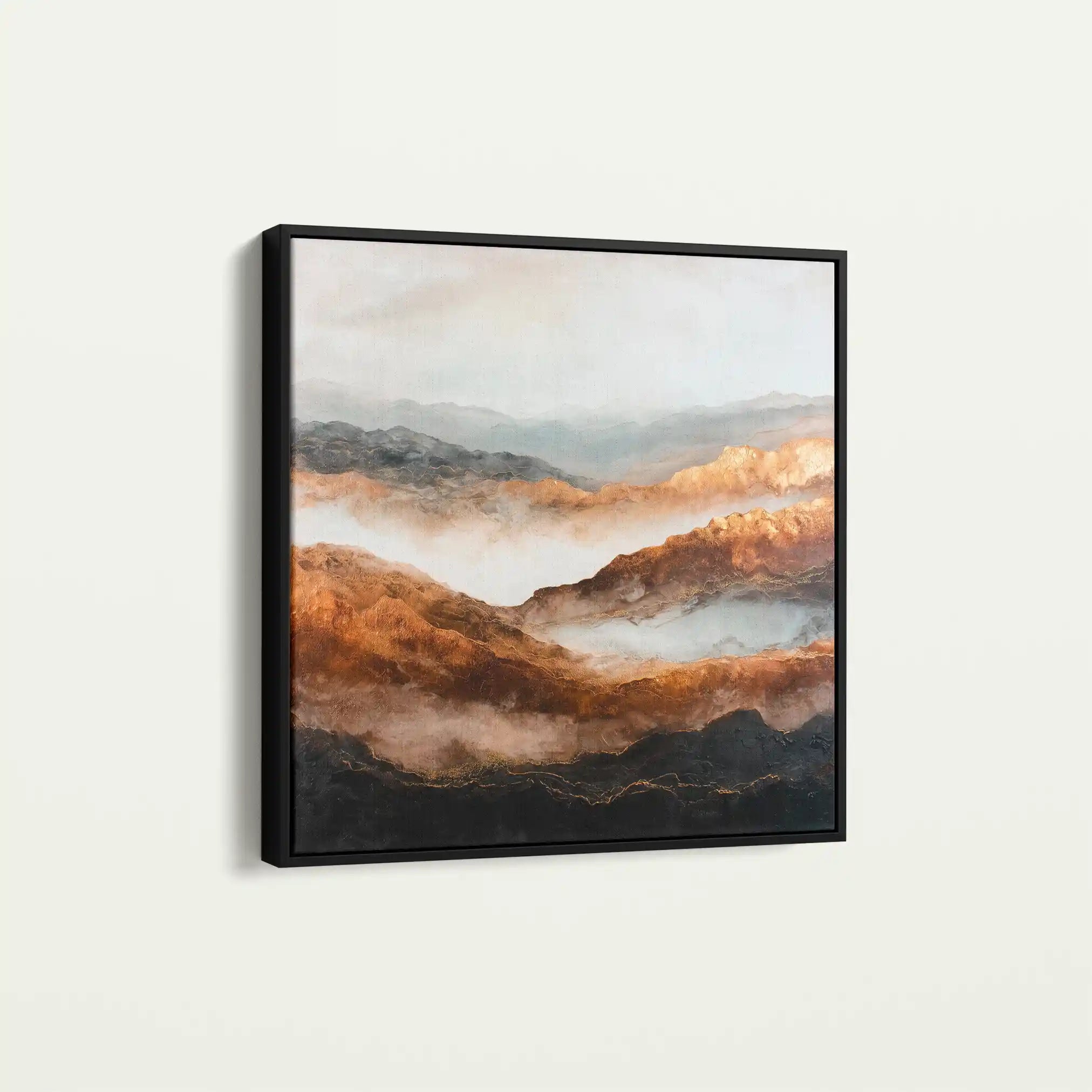 Abstract Canvas Wall Art WAD715-A 80 x 80 cm / Stretched on hidden frame
