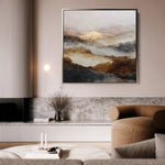 Abstract 726 Canvas Art 60 x 60 cm / Stretched on hidden frame