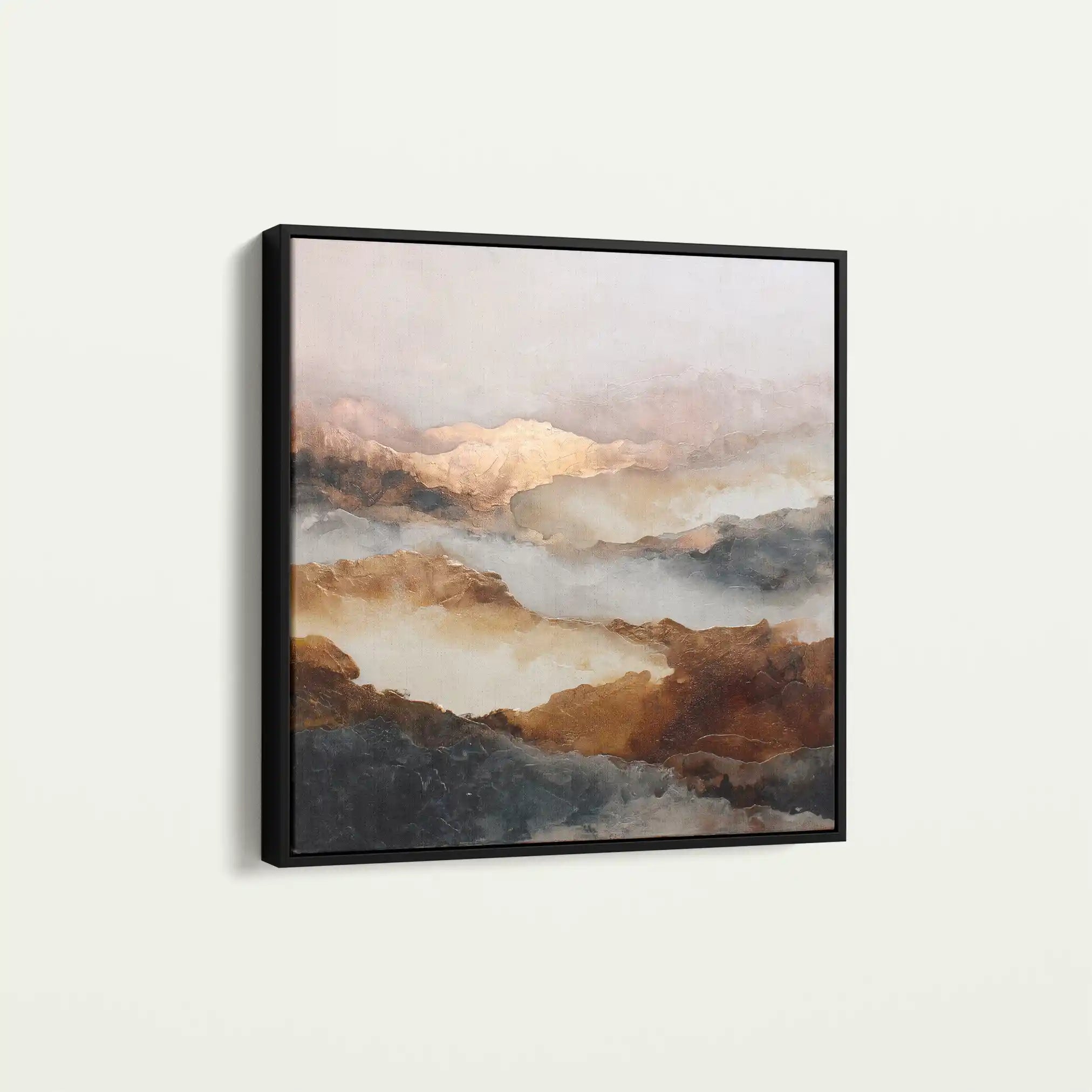 Abstract Canvas Wall Art WAD726-A 80 x 80 cm / Stretched on hidden frame