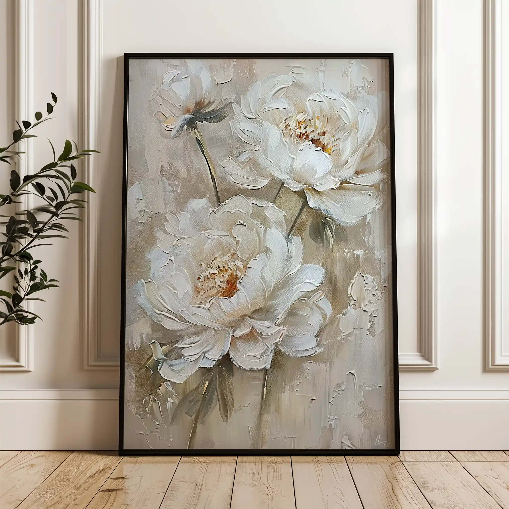 Floral Canvas Wall Art WAD726-F 90 x 60 cm / Stretched on hidden frame