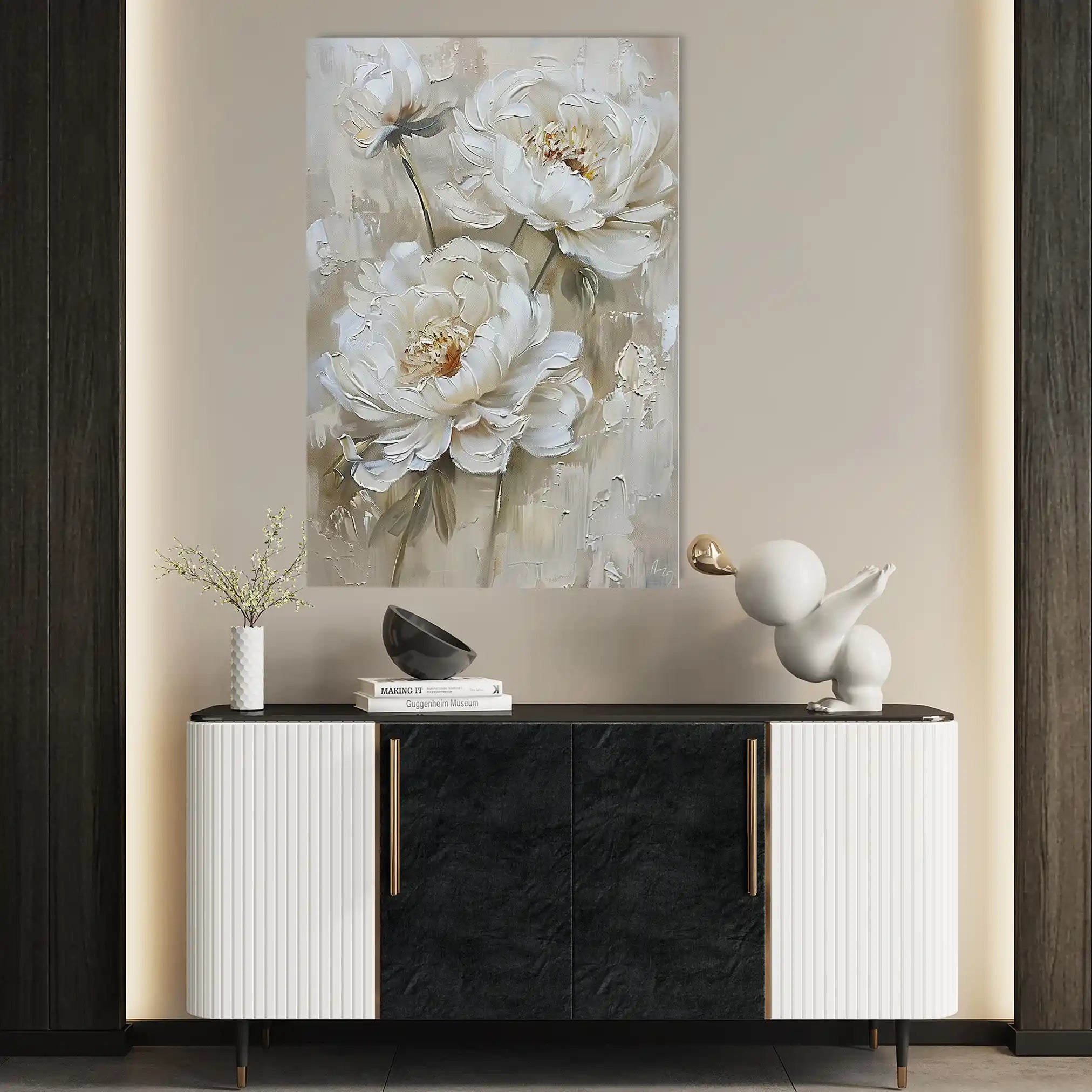 Floral Canvas Wall Art WAD726-F 90 x 60 cm / Stretched on hidden frame