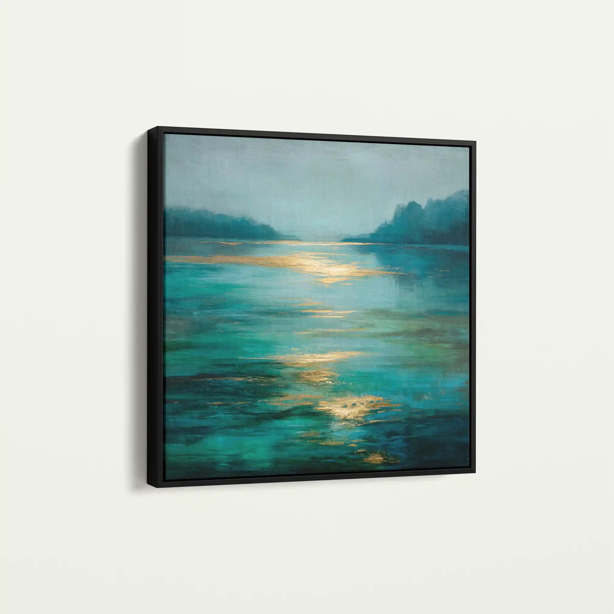 Abstract Canvas Wall Art WAD732-A 80 x 80 cm / Stretched on hidden frame