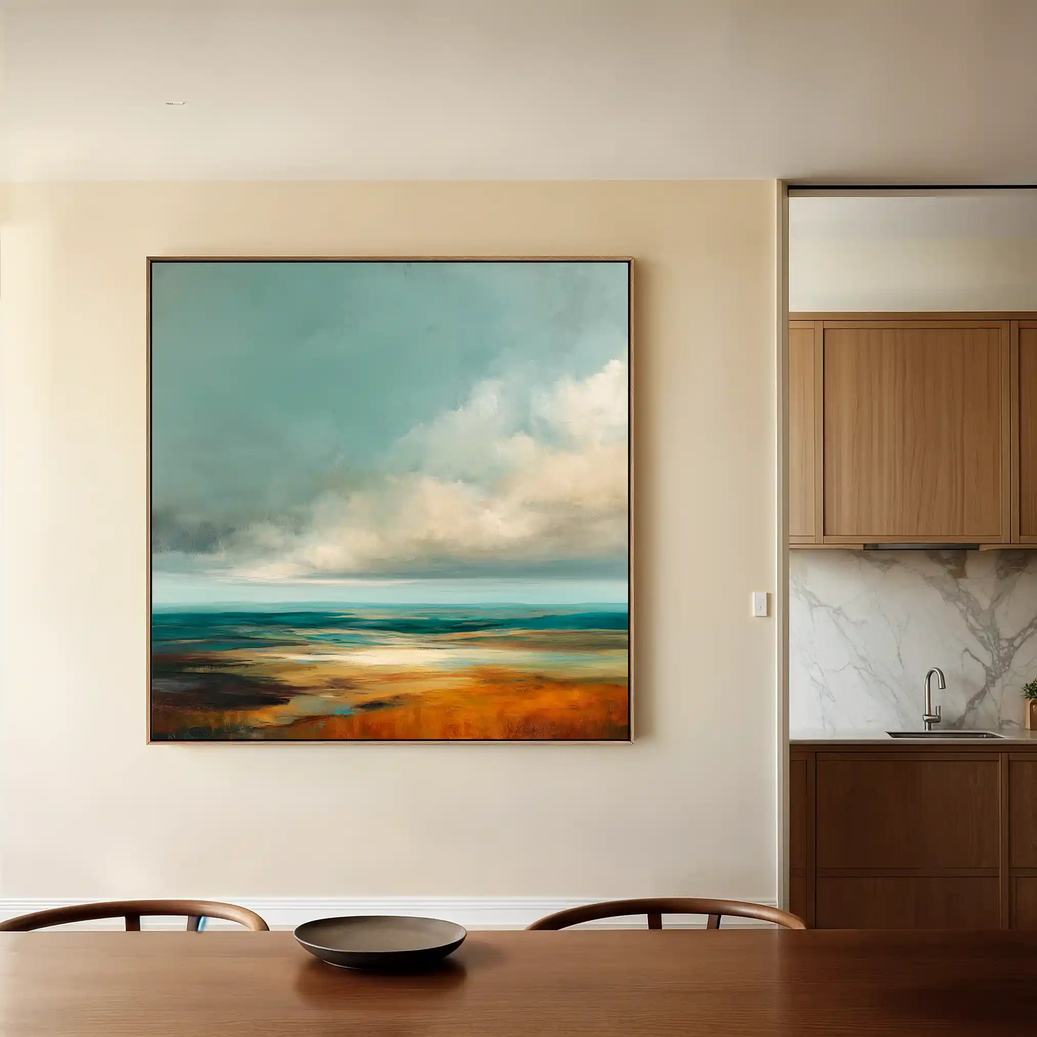 Abstract 734 Canvas Art 60 x 60 cm / Stretched on hidden frame