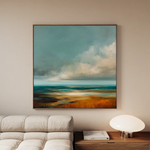 Abstract 734 Canvas Art 60 x 60 cm / Stretched on hidden frame