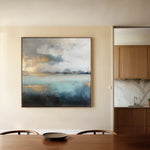 Abstract 735 Canvas Art 60 x 60 cm / Stretched on hidden frame
