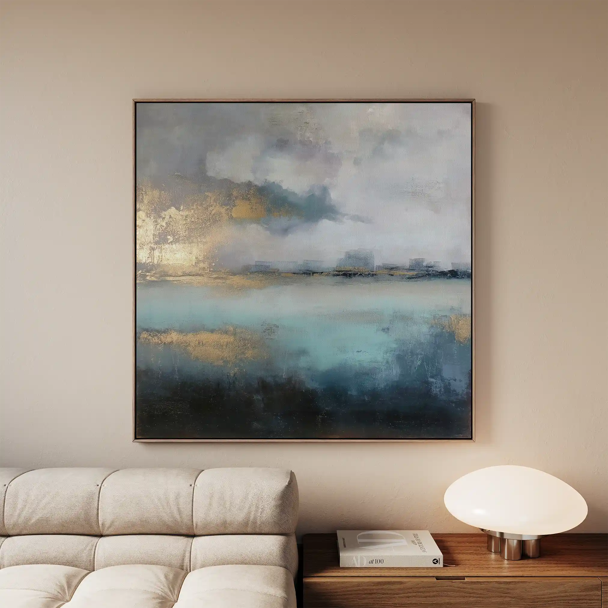 Abstract 735 Canvas Art 60 x 60 cm / Stretched on hidden frame