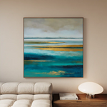 Abstract 737 Canvas Art 60 x 60 cm / Stretched on hidden frame