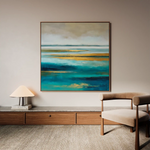 Abstract 737 Canvas Art 60 x 60 cm / Stretched on hidden frame