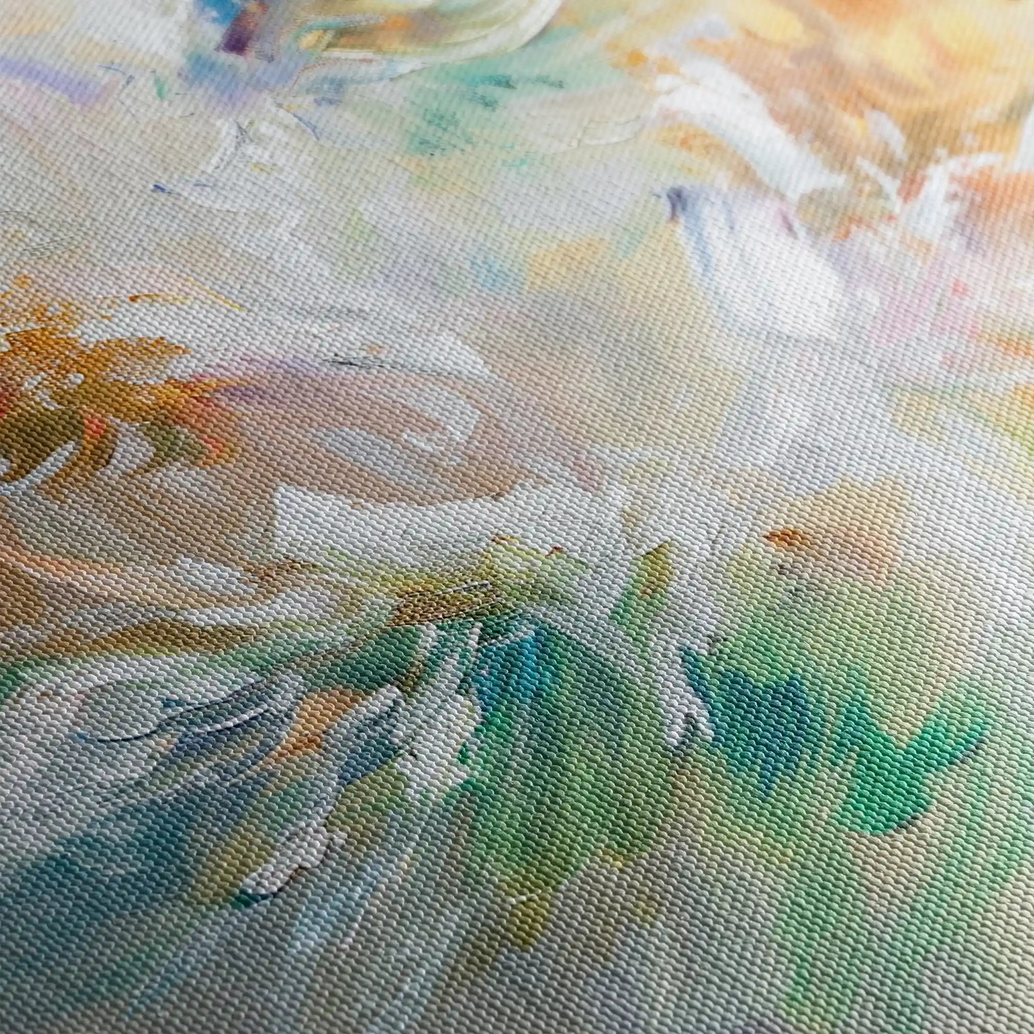 Floral Canvas Wall Art WAD740-F 90 x 60 cm / Stretched on hidden frame