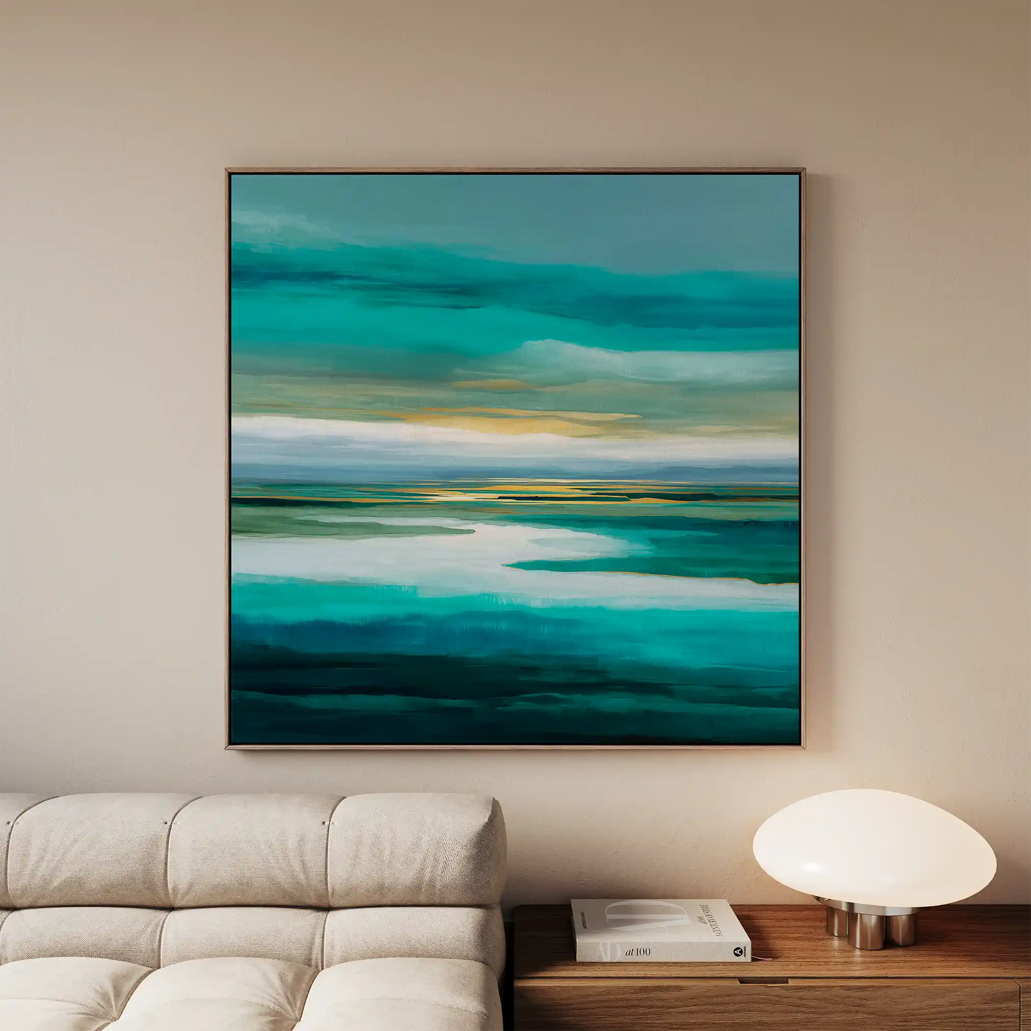 Abstract 741 Canvas Art 60 x 60 cm / Stretched on hidden frame