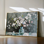 Floral Canvas Wall Art WAD743-F 90 x 60 cm / Stretched on hidden frame