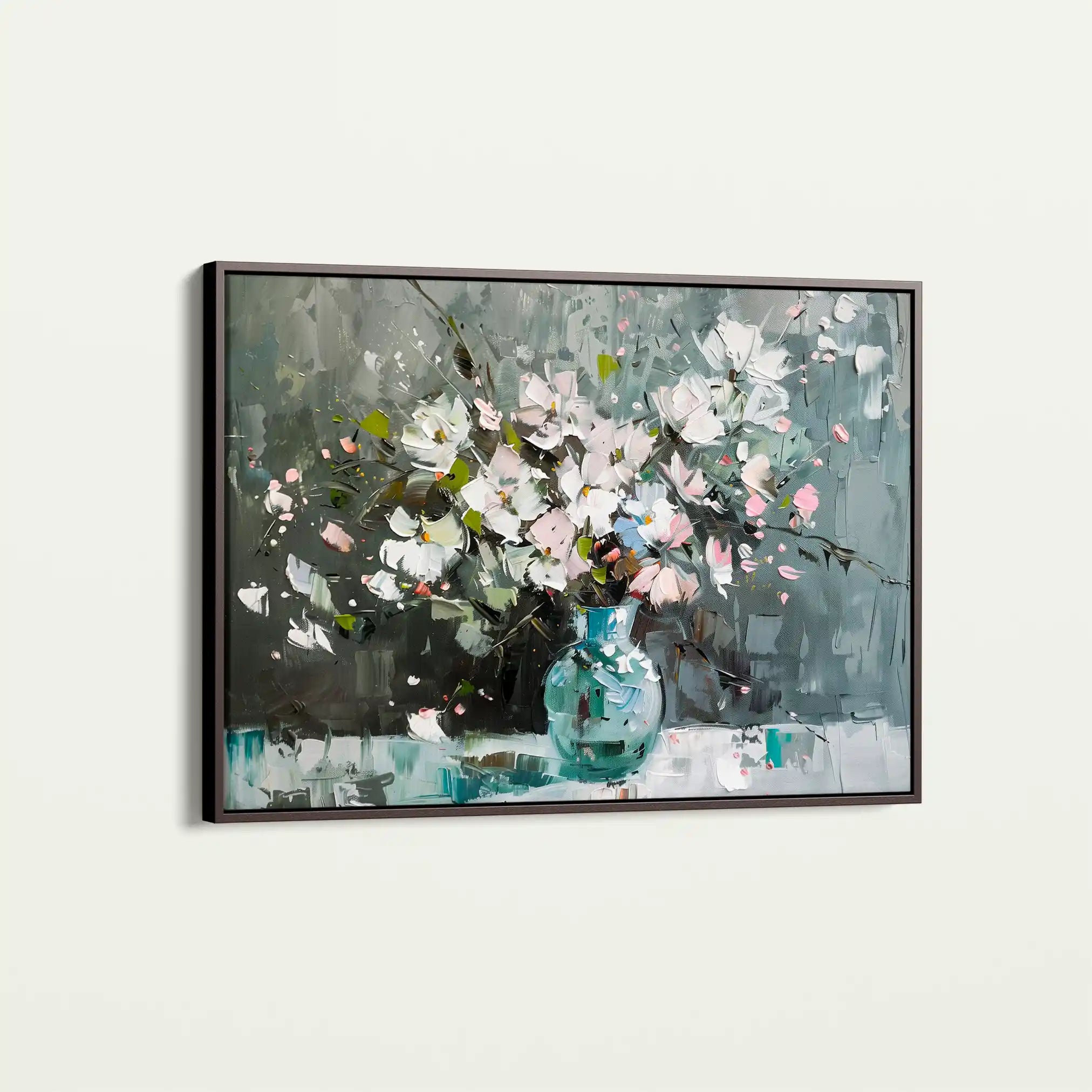 Floral Canvas Wall Art WAD743-F 90 x 60 cm / Stretched on hidden frame