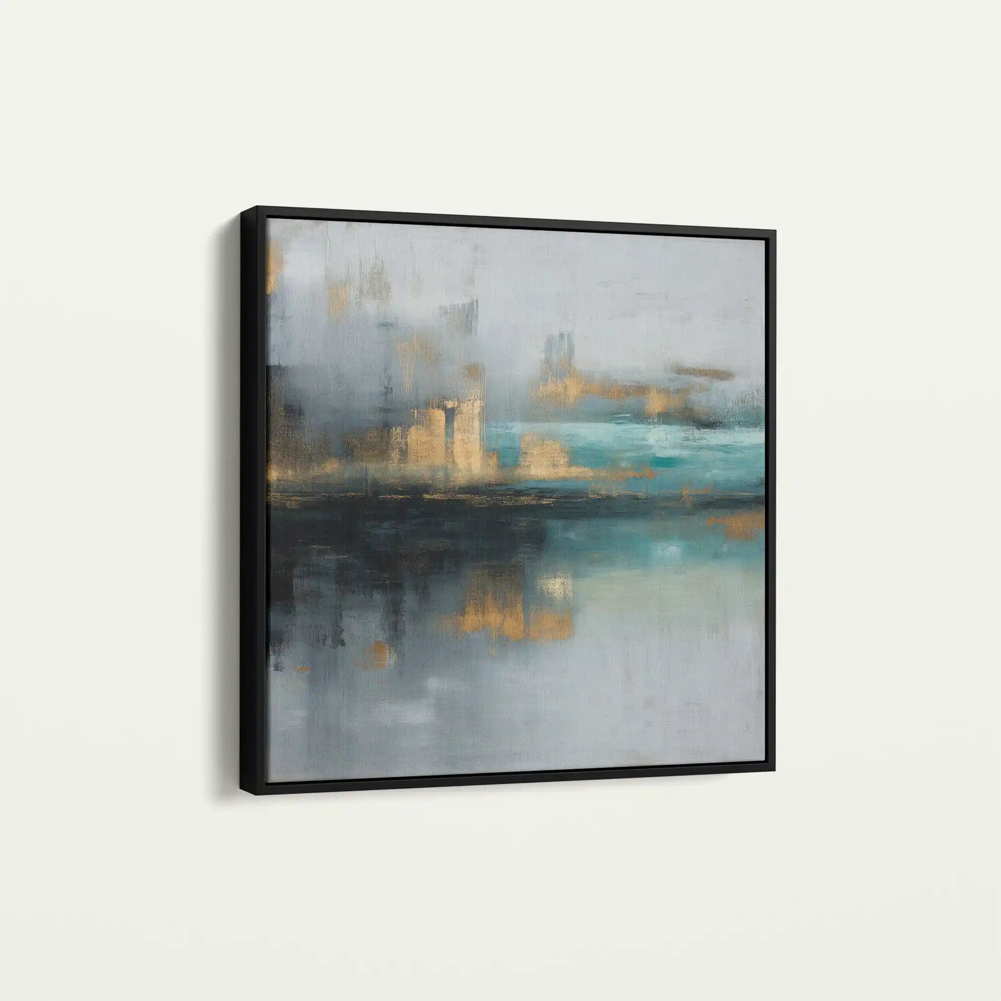 Abstract Canvas Wall Art WAD745-A 80 x 80 cm / Stretched on hidden frame