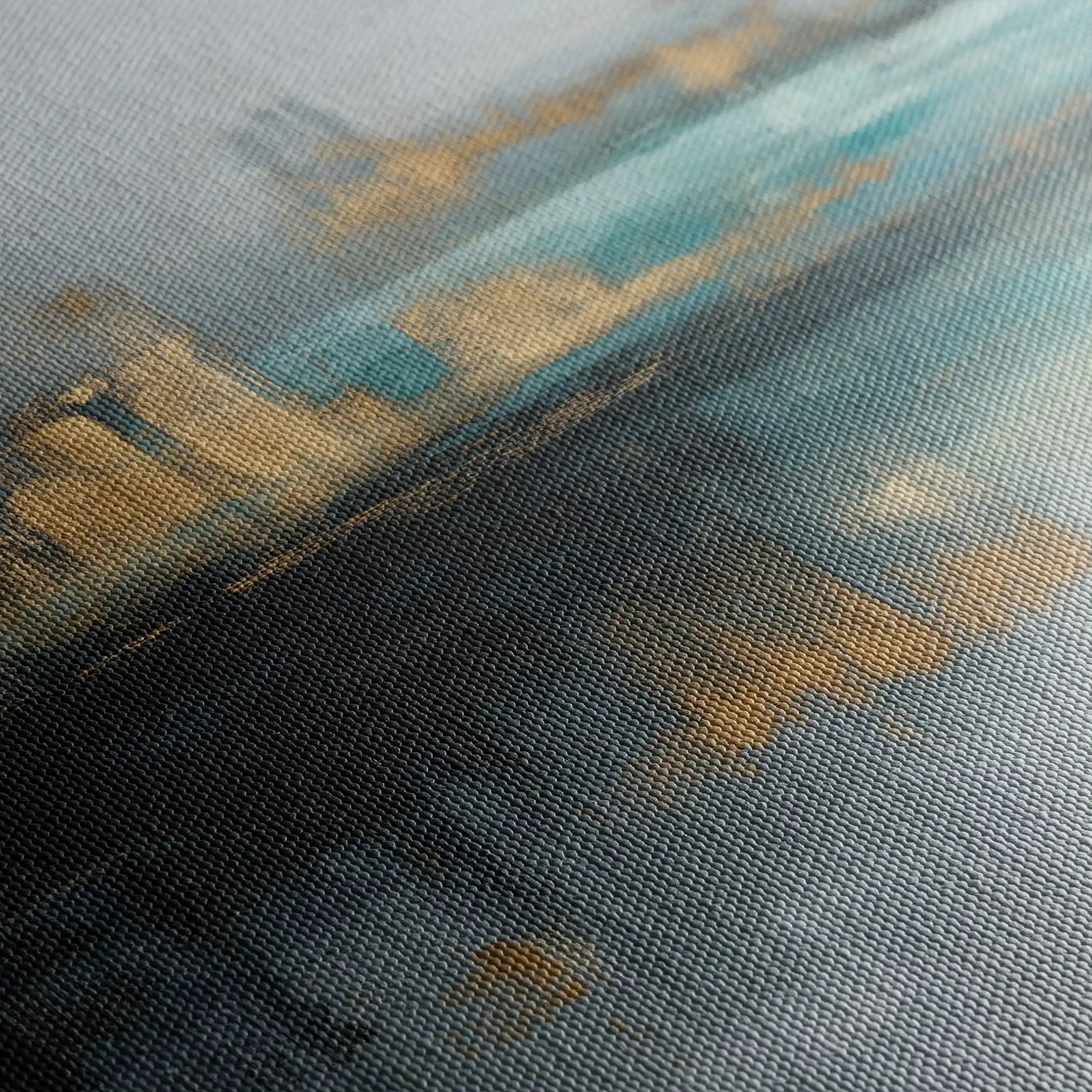 Abstract Canvas Wall Art WAD745-A 80 x 80 cm / Stretched on hidden frame