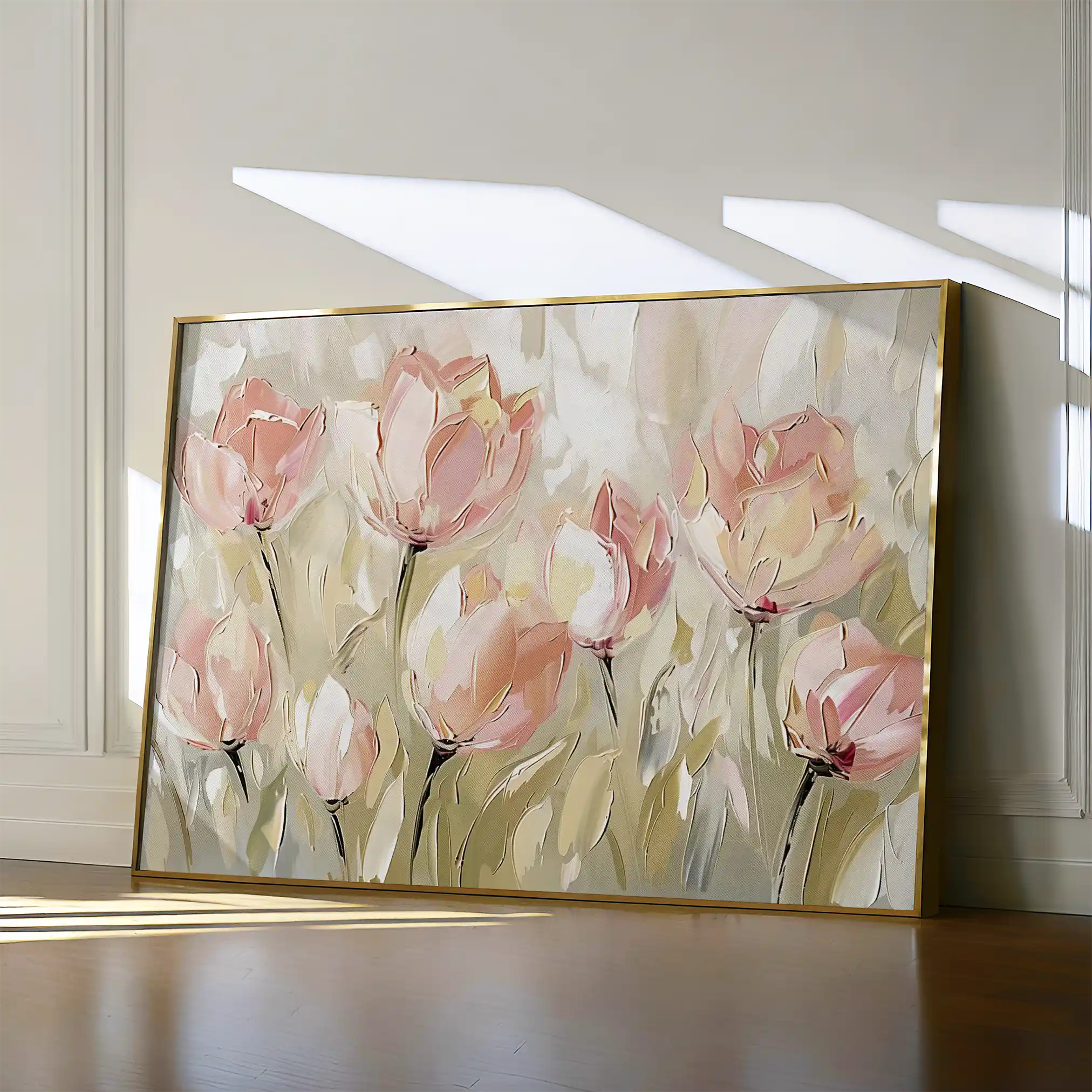 Floral Canvas Wall Art WAD745-F 90 x 60 cm / Stretched on hidden frame
