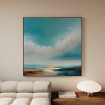 Abstract 746 Canvas Art 60 x 60 cm / Stretched on hidden frame