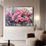 Floral Canvas Wall Art WAD746-F 90 x 60 cm / Stretched on hidden frame