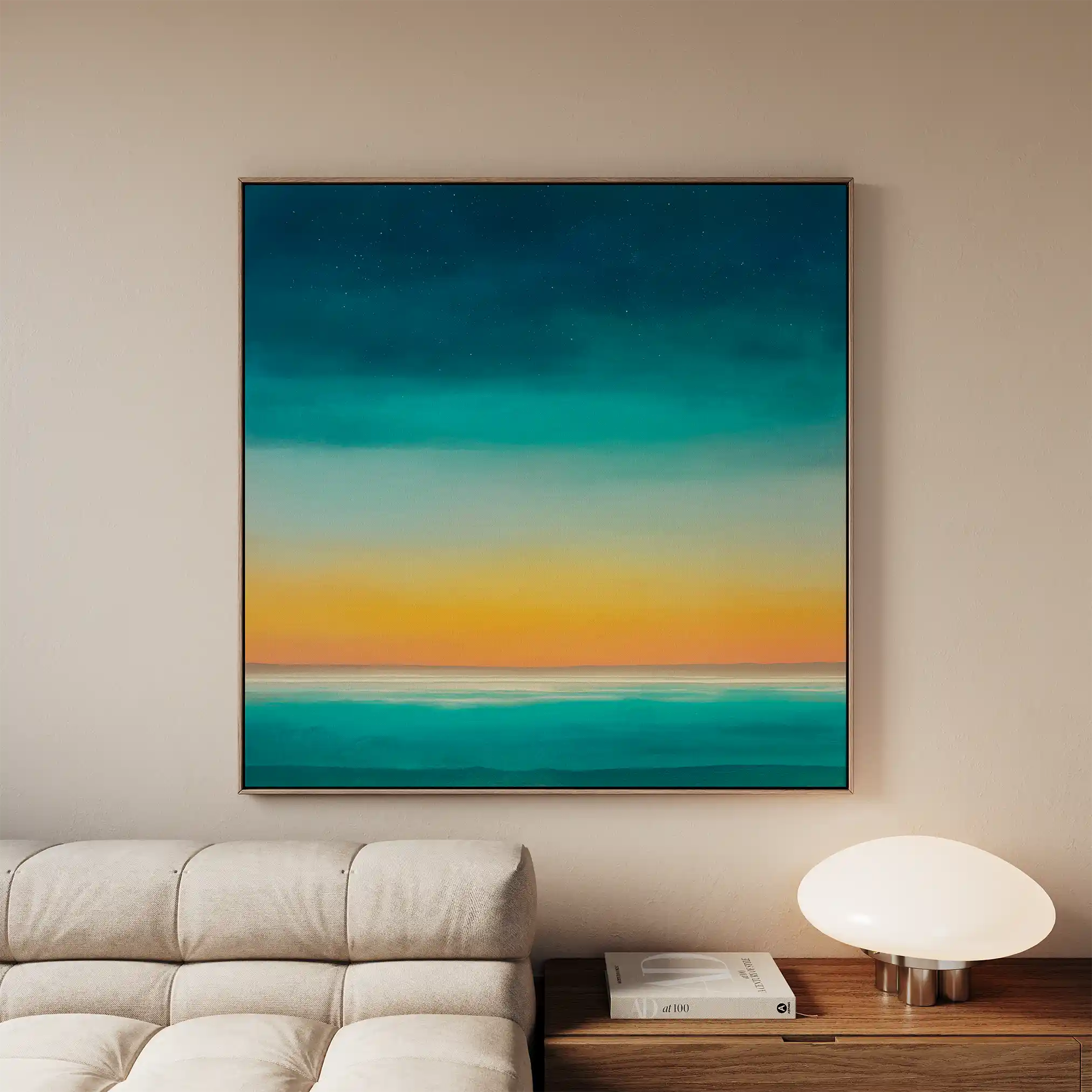 Abstract 748 Canvas Art 60 x 60 cm / Stretched on hidden frame