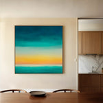 Abstract 748 Canvas Art 60 x 60 cm / Stretched on hidden frame