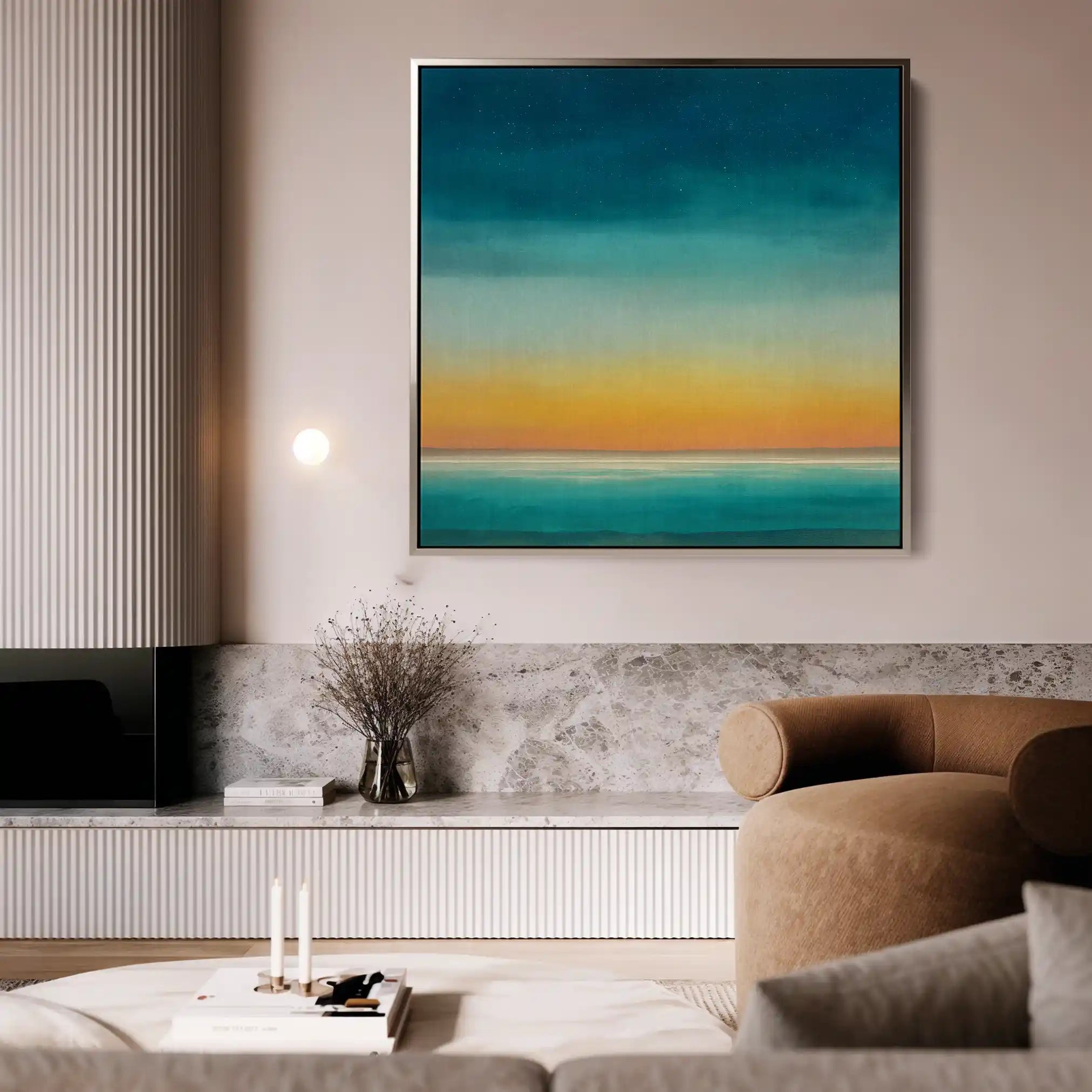 Abstract 748 Canvas Art 60 x 60 cm / Stretched on hidden frame