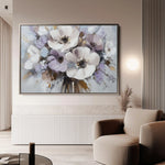 Floral Canvas Wall Art WAD749-F 90 x 60 cm / Stretched on hidden frame