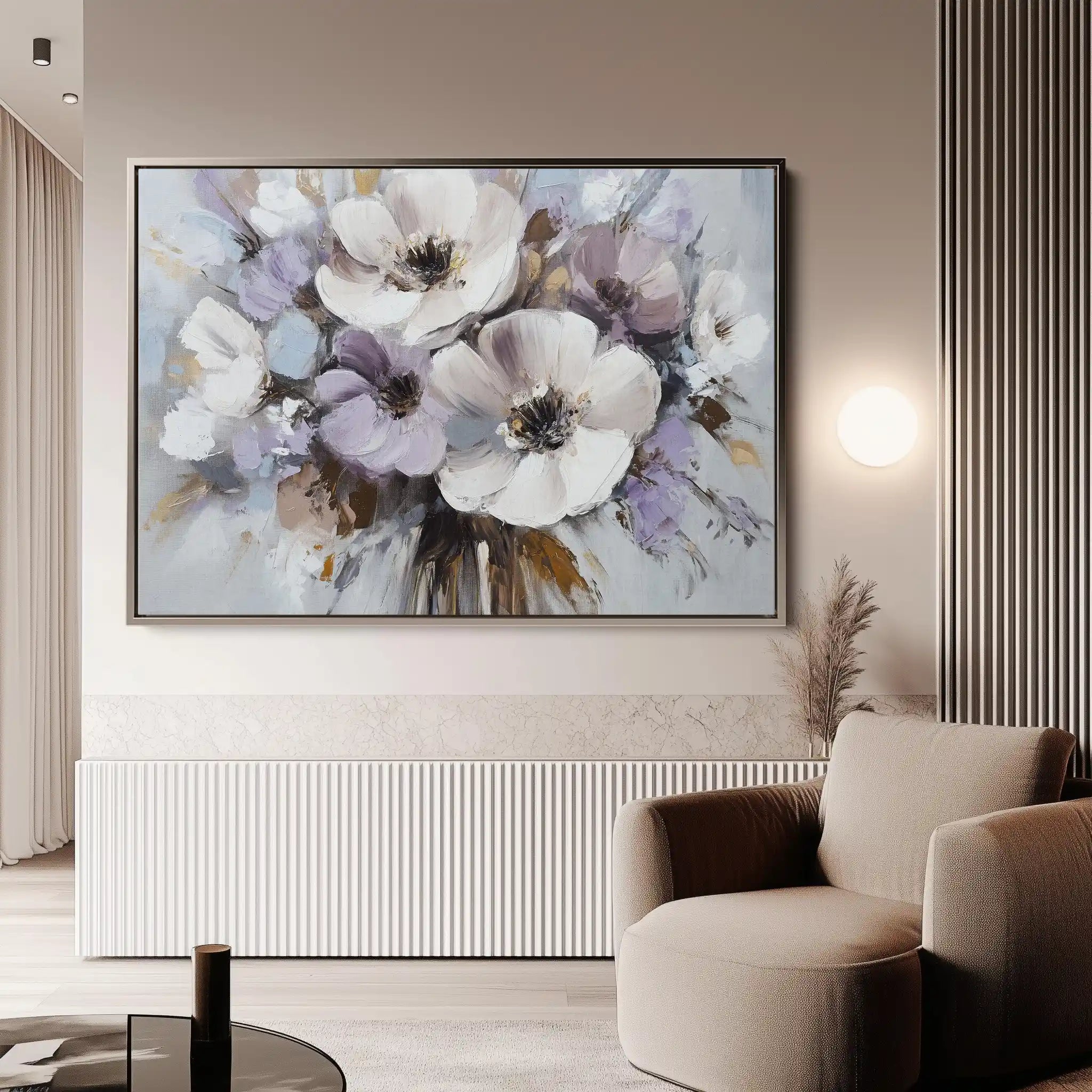 Floral Canvas Wall Art WAD749-F 90 x 60 cm / Stretched on hidden frame