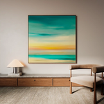 Abstract 750 Canvas Art 60 x 60 cm / Stretched on hidden frame