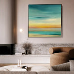Abstract 750 Canvas Art 60 x 60 cm / Stretched on hidden frame