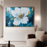 Floral Canvas Wall Art WAD750-F 90 x 60 cm / Stretched on hidden frame