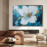 Floral Canvas Wall Art WAD750-F 90 x 60 cm / Stretched on hidden frame