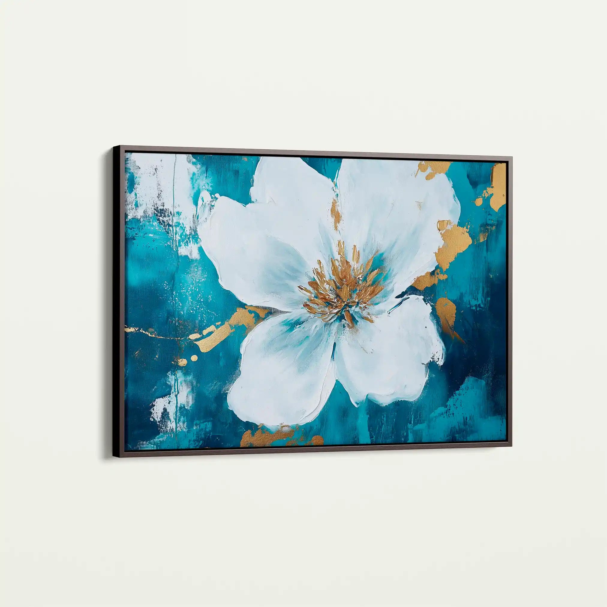 Floral Canvas Wall Art WAD750-F 90 x 60 cm / Stretched on hidden frame