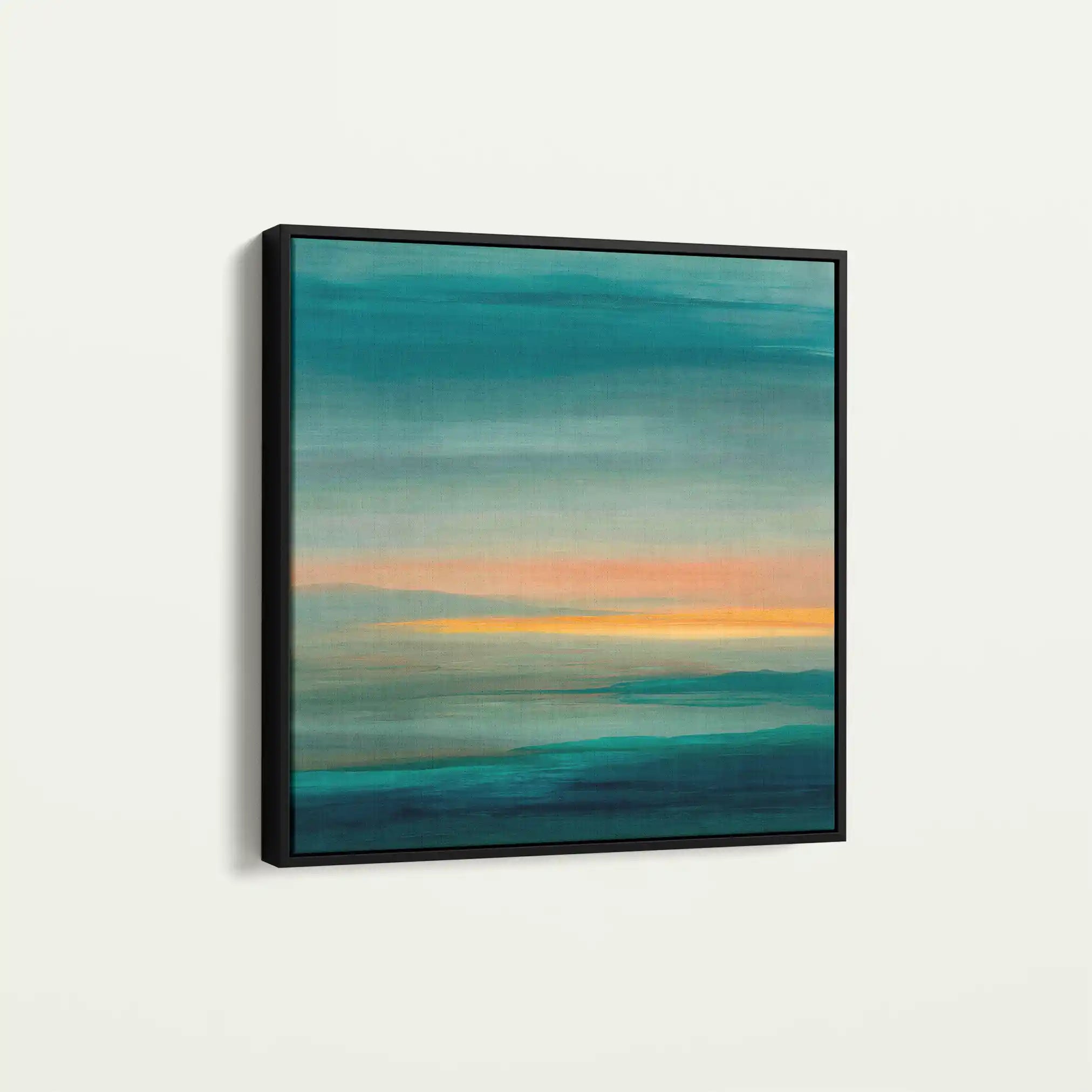 Abstract Canvas Wall Art WAD751-A 80 x 80 cm / Stretched on hidden frame