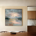 Abstract 753 Canvas Art 60 x 60 cm / Stretched on hidden frame