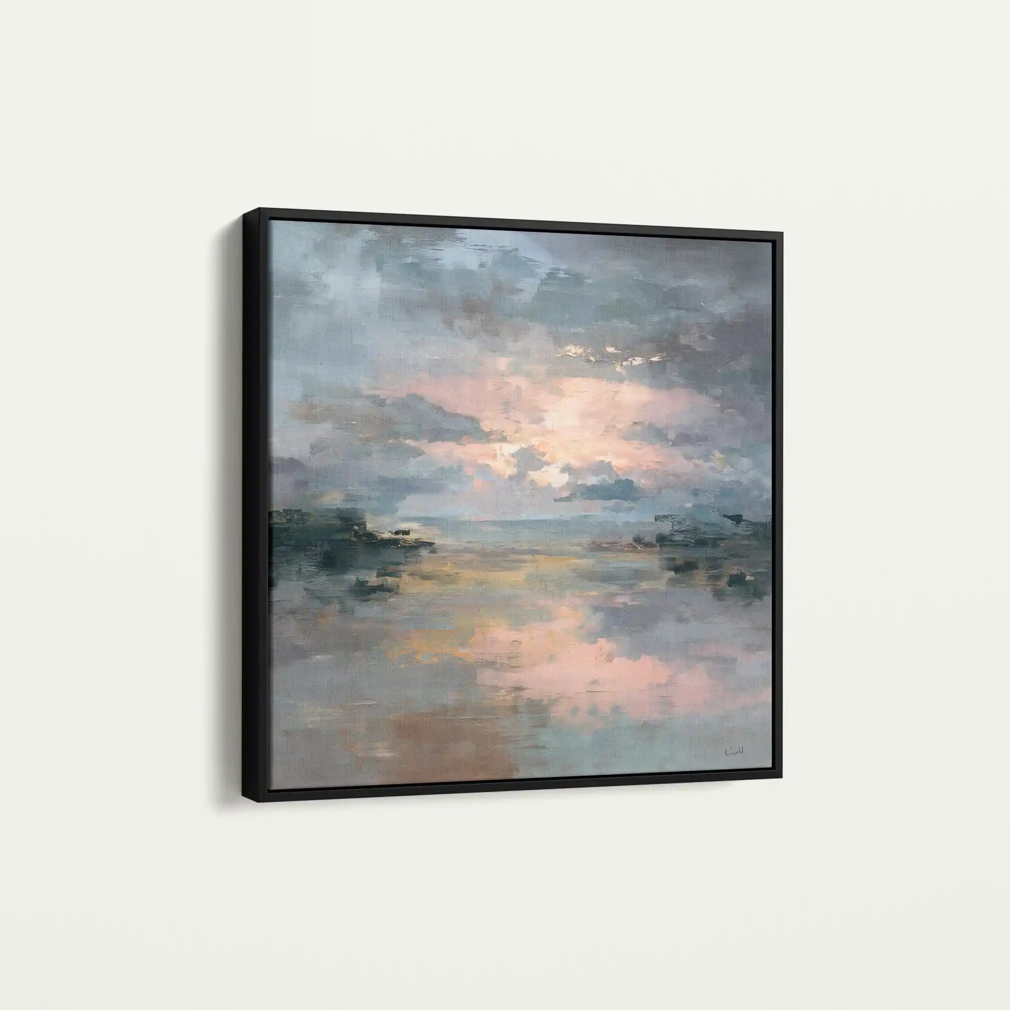 Abstract 753 Canvas Art 60 x 60 cm / Stretched on hidden frame