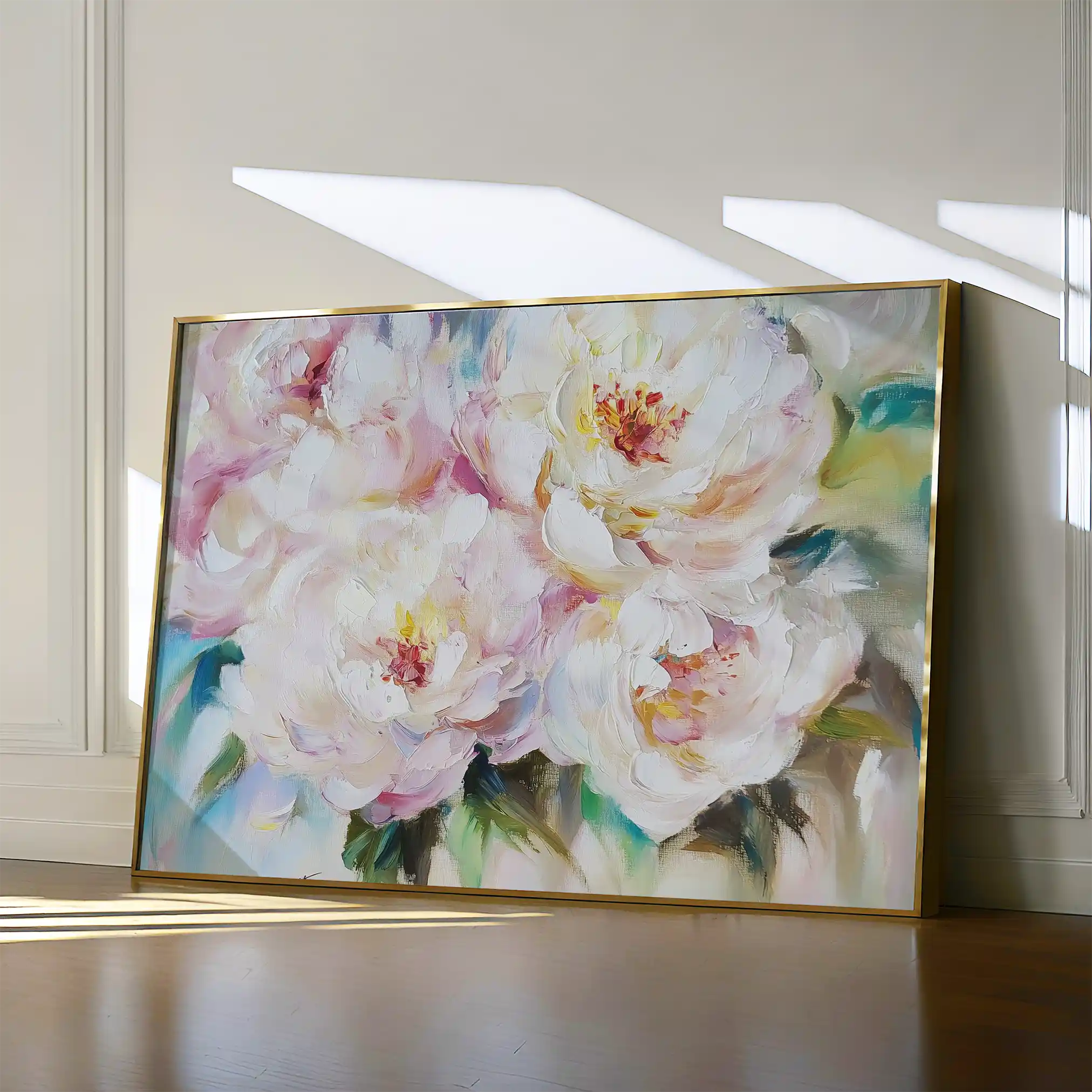 Floral Canvas Wall Art WAD753-F 90 x 60 cm / Stretched on hidden frame