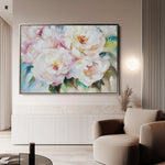 Floral Canvas Wall Art WAD753-F 90 x 60 cm / Stretched on hidden frame