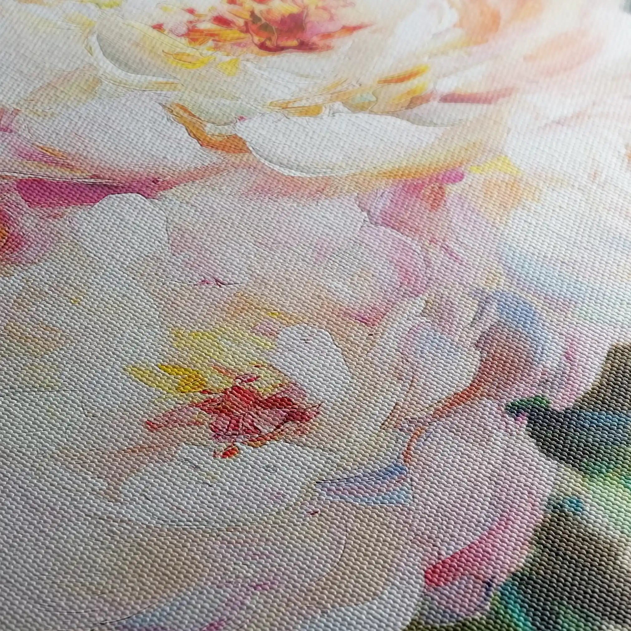 Floral Canvas Wall Art WAD753-F 90 x 60 cm / Stretched on hidden frame