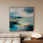 Abstract 754 Canvas Art 60 x 60 cm / Stretched on hidden frame