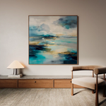 Abstract 754 Canvas Art 60 x 60 cm / Stretched on hidden frame