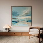 Abstract 755 Canvas Art 60 x 60 cm / Stretched on hidden frame