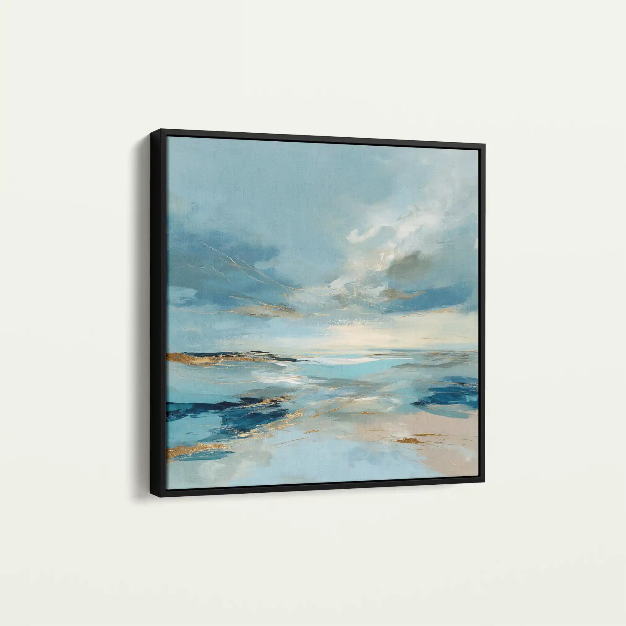 Abstract Canvas Wall Art WAD755-A 80 x 80 cm / Stretched on hidden frame
