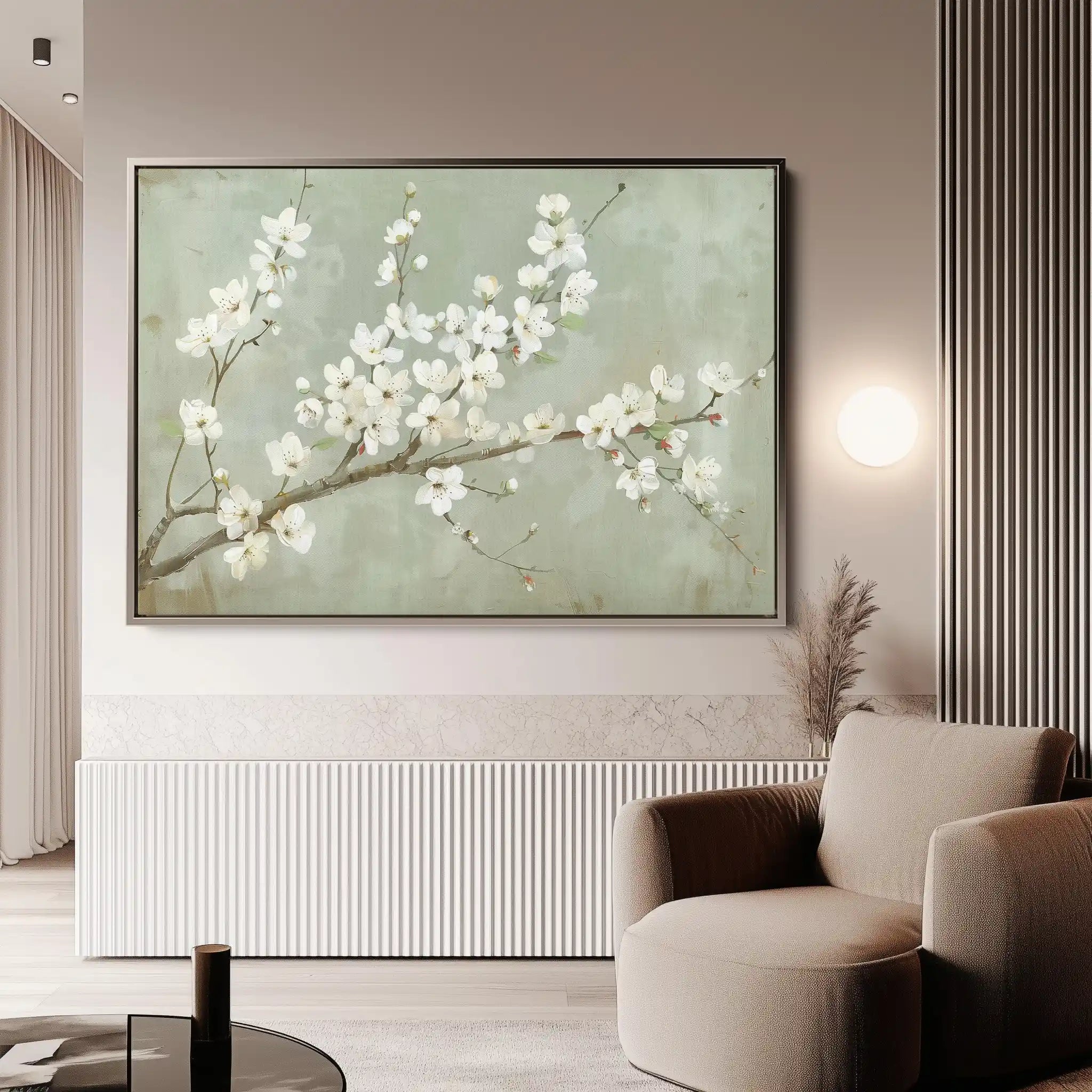 Floral Canvas Wall Art WAD755-F 90 x 60 cm / Stretched on hidden frame