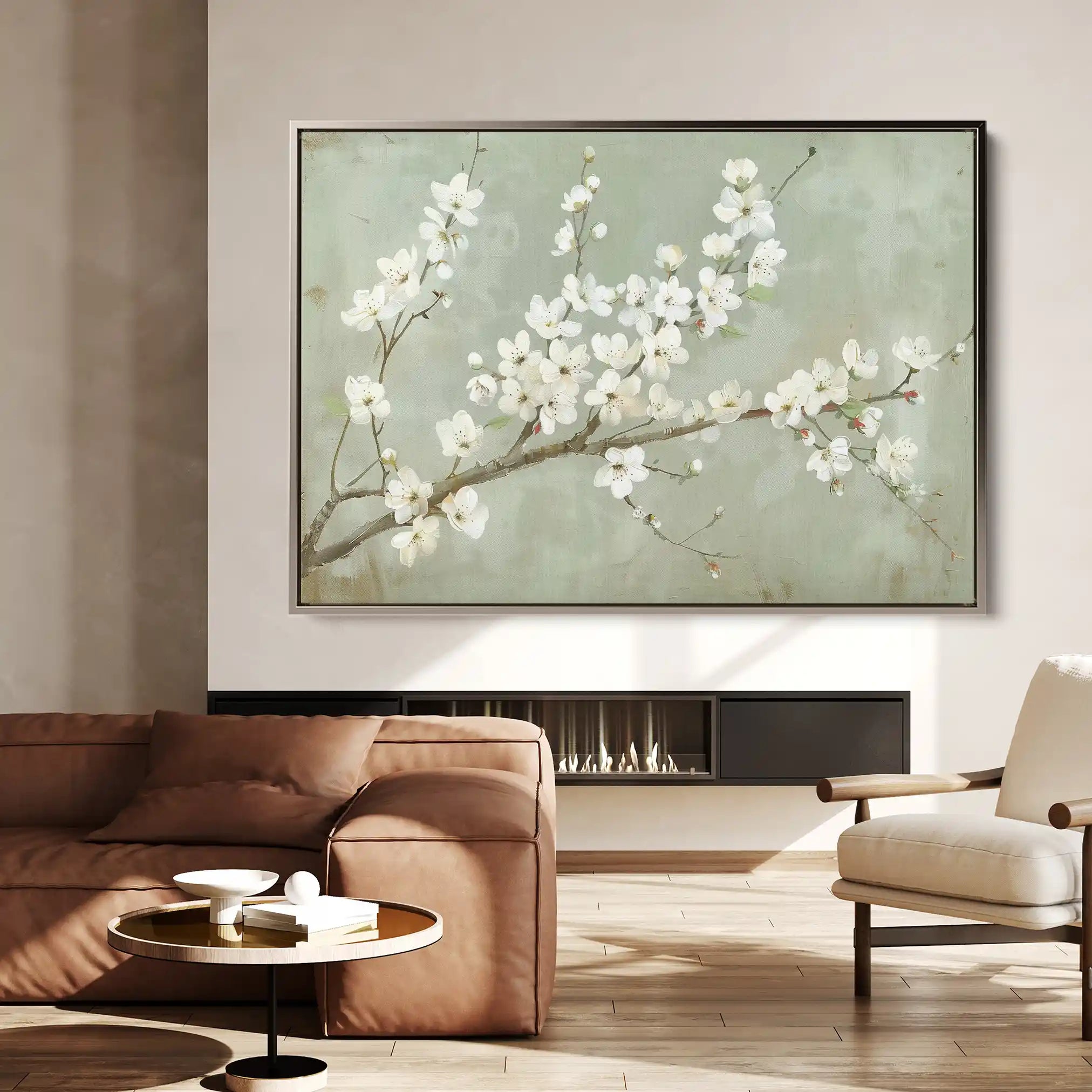 Floral Canvas Wall Art WAD755-F 90 x 60 cm / Stretched on hidden frame