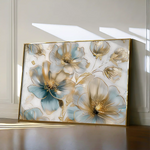 Floral Canvas Wall Art WAD757-F 90 x 60 cm / Stretched on hidden frame