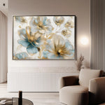 Floral Canvas Wall Art WAD757-F 90 x 60 cm / Stretched on hidden frame