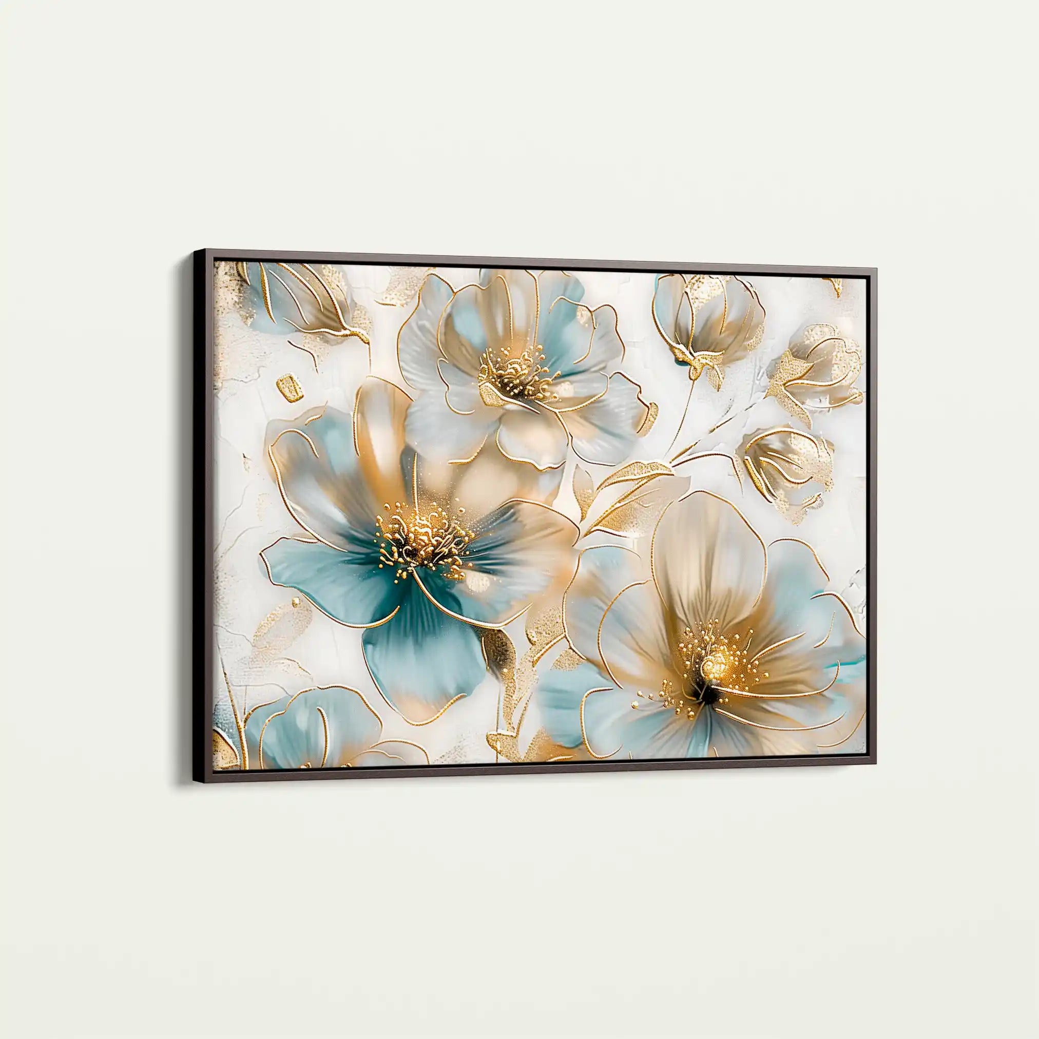 Floral Canvas Wall Art WAD757-F 90 x 60 cm / Stretched on hidden frame