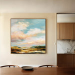 Abstract 758 Canvas Art 60 x 60 cm / Stretched on hidden frame