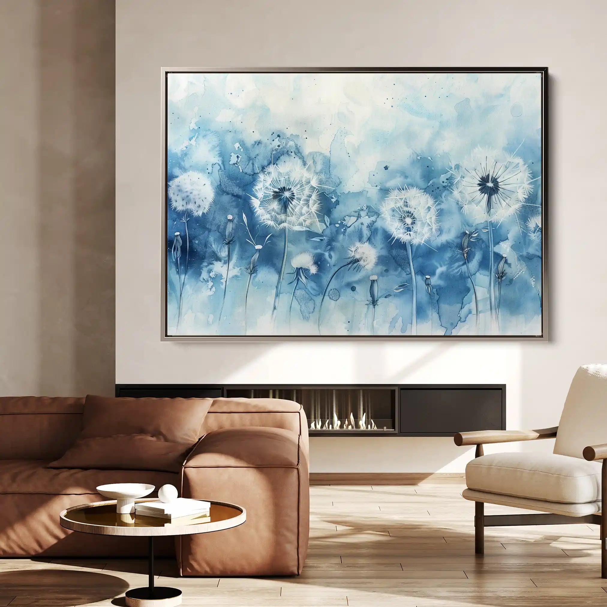 Floral Canvas Wall Art WAD758-F 90 x 60 cm / Stretched on hidden frame