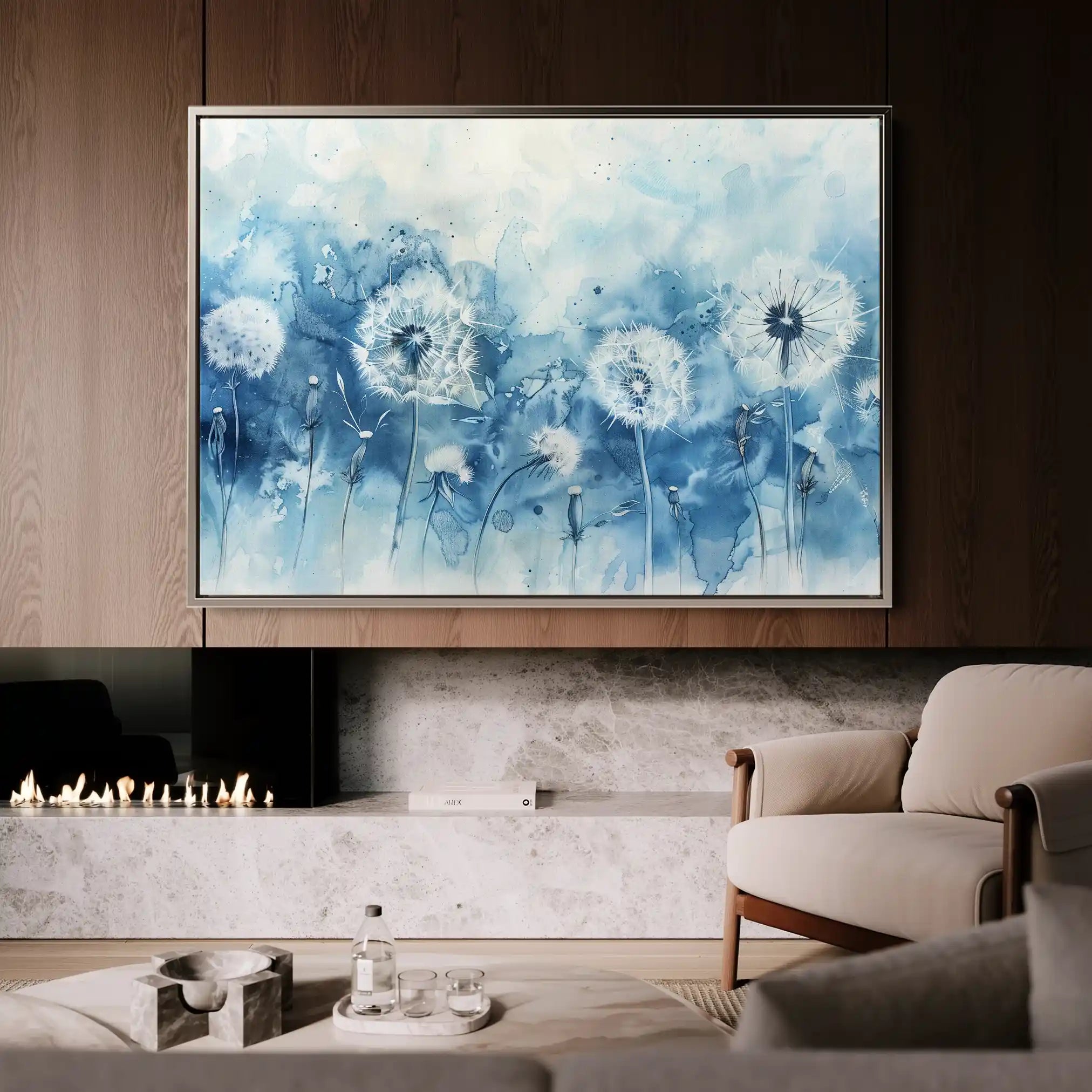 Floral Canvas Wall Art WAD758-F 90 x 60 cm / Stretched on hidden frame