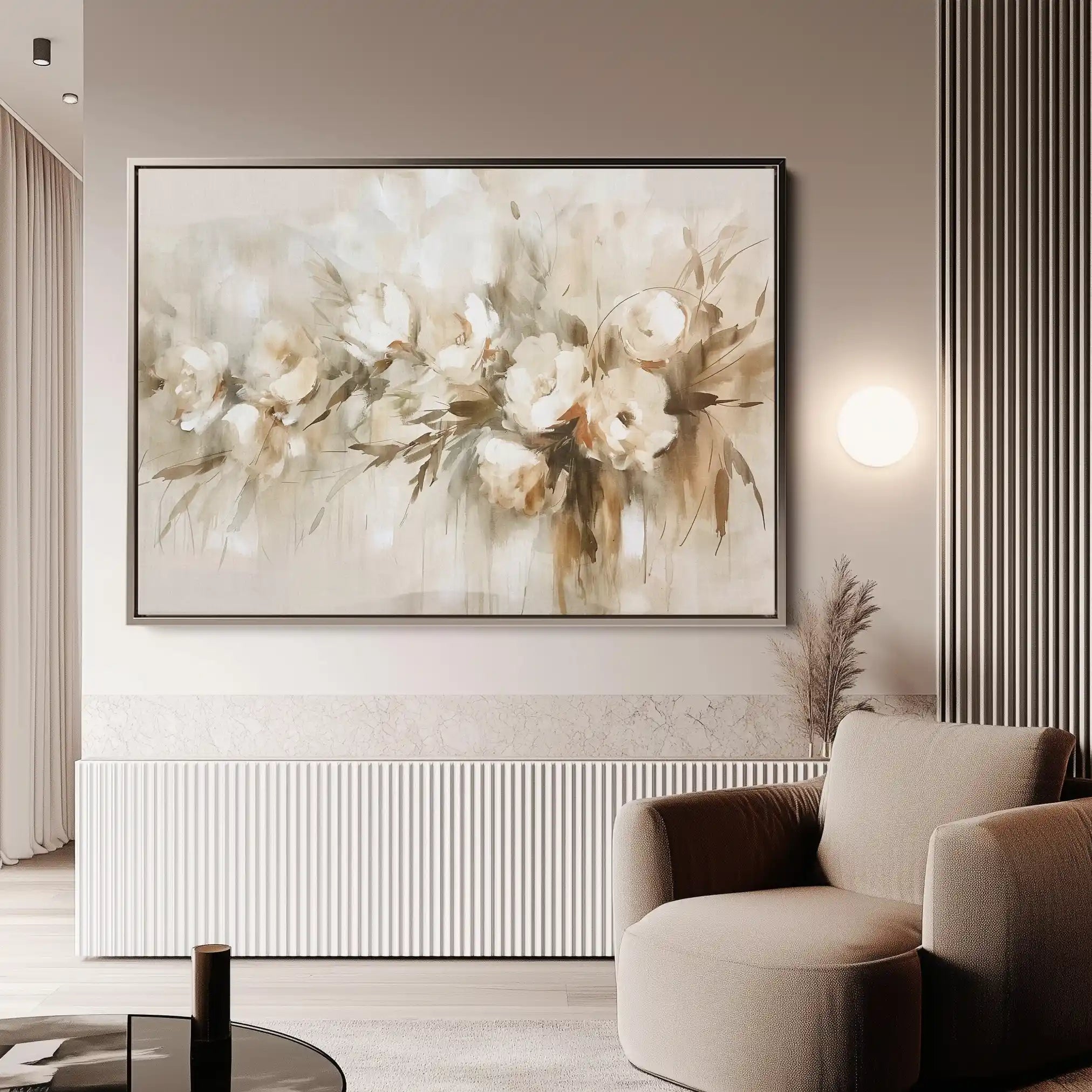 Floral Canvas Wall Art WAD760-F 90 x 60 cm / Stretched on hidden frame